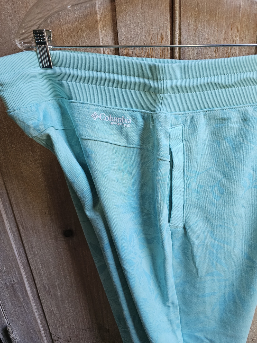 Columbia Aqua Teal Women's Pull-On Joggers